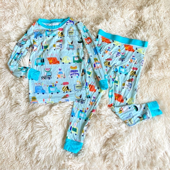 Little Sleepies Food Trucks Long Sleeve Pajamas 2T